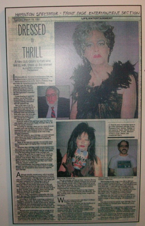 Hamilton Spectator 1991 - Cover of Entertainment
